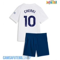Camisa de time de futebol Manchester City Rayan Cherki #10 Replicas 3º Equipamento Infantil 2026-27 Manga Curta (+ Calças curtas)